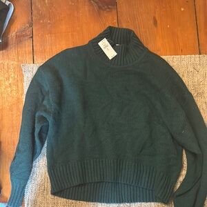 Emerald Green Girl's Sweater